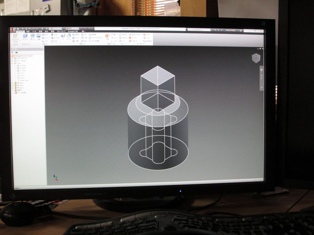 ↑コッソリ作っといた3次元データの図　コレ作ります