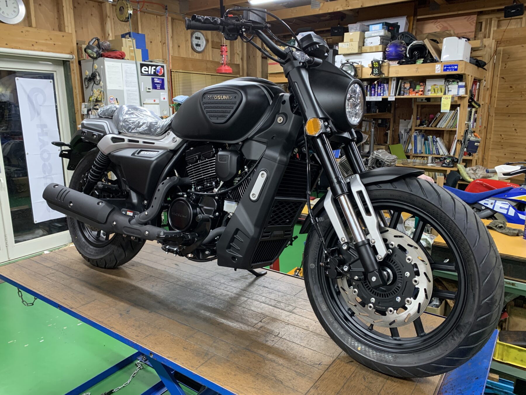 HYOSUNG GV250DRA 入荷しました！ | 岡本商店ホームページ、その５