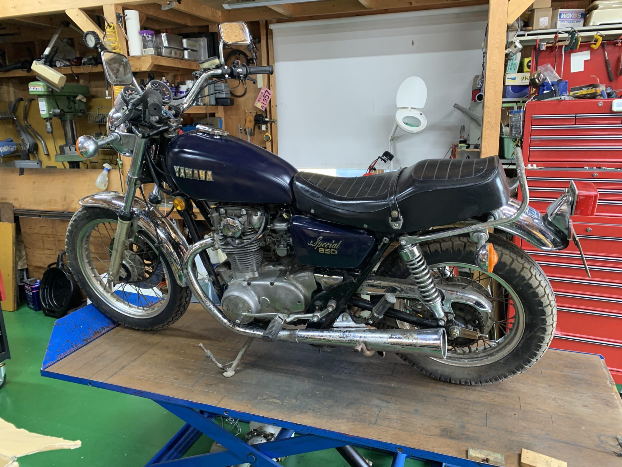 YAMAHA XS650 Special をお預かり | 岡本商店ホームページ、その５