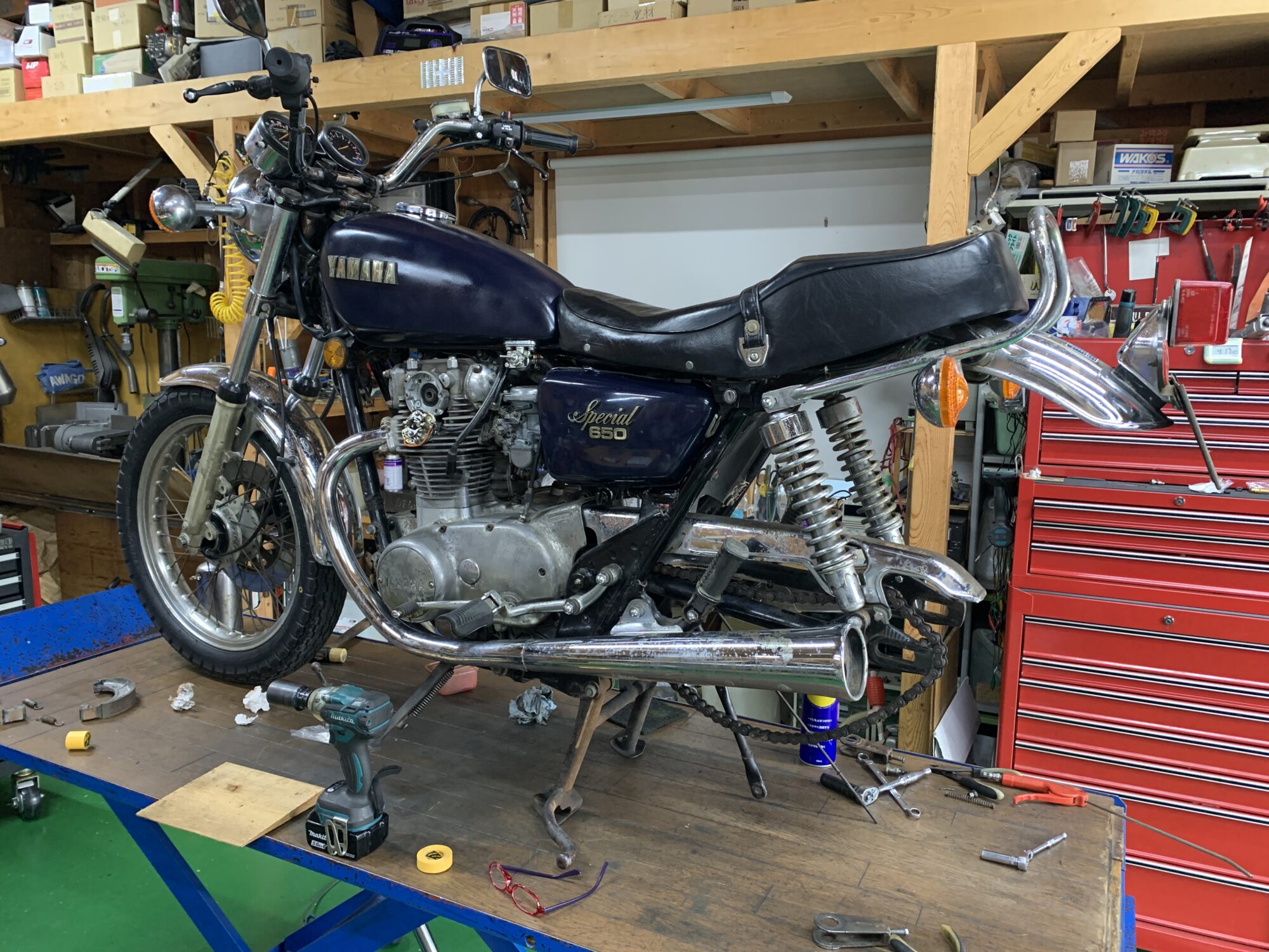 XS650 リアブレーキ整備 | 岡本商店ホームページ、その5