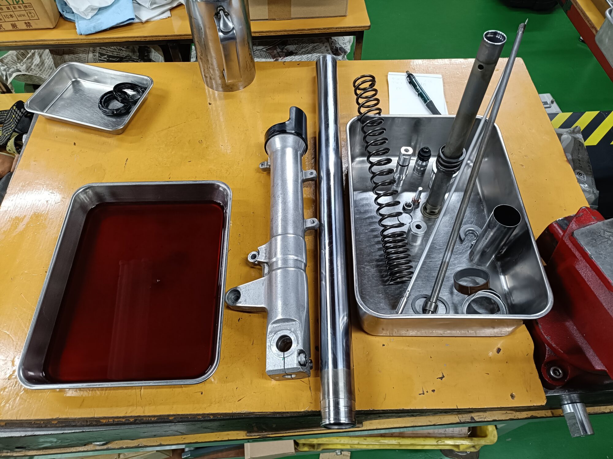 VTR1000F フロントフォーク整備 | 岡本商店ホームページ、その5